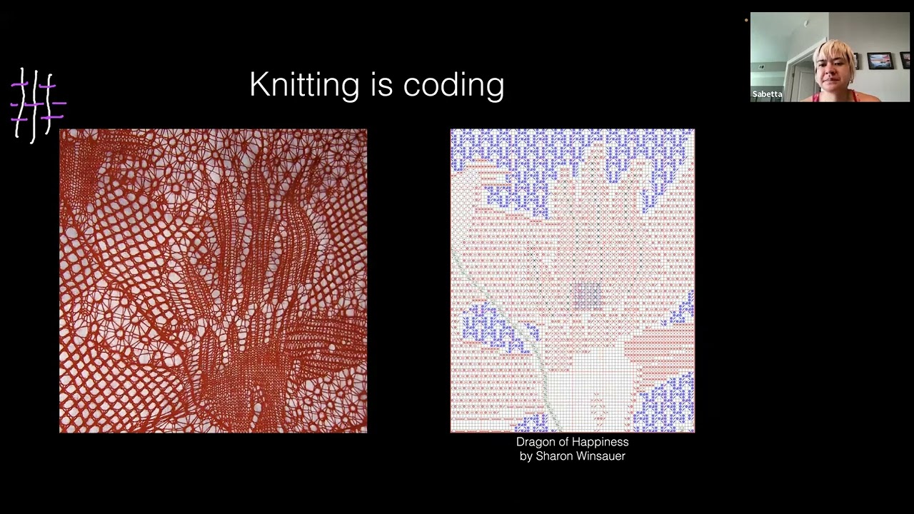 Twisted topological tangles or: the knot theory of knitting