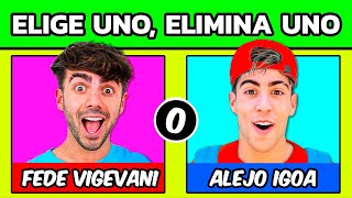 ELIGE UNO, ELIMINA UNO 🔥 ¿Fede Vigevani o Alejo Igoa? | Solo Puedes Salvar A Uno by MusicLevelUP 203,790 views 3 months ago 8 minutes, 33 seconds