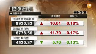 【2014.06.19】國際股市 -udn tv