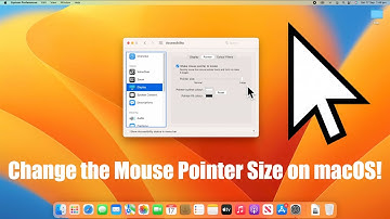 How to Change the Mouse Pointer Size on macOS