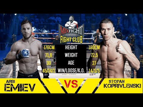 Arbi Emiev Russie Vs Stoyan Koprivlenski FREE FIGHT MFC K1 Full Fight Décembre 2021