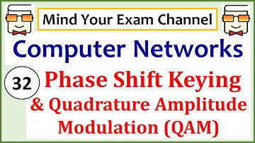Phase Shift Keying & Quadrature Amplitude Modulation (QAM) | Data Communication & Computer Networks