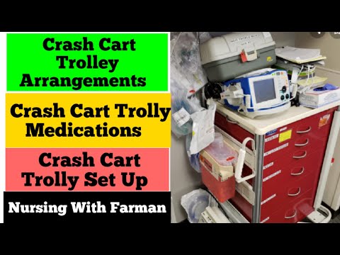 Crash Cart Medications and Uses | Crash Cart Trolley Arrangements | Crash Cart  Set Up By Farman