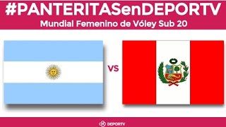 Argentina vs Perú - Mundial Sub 20 Voley - Ronda Consolación - León, México 2019