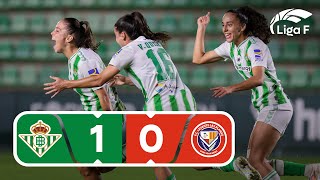 Resumen Real Betis Féminas vs FC Levante Las Planas | Jornada 9 | Liga F