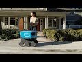 Amazon's drones still aren't here, but this little robot is now delivering packages