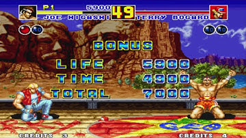 Joe Higashi vs Terry Bogard _ Fatal Fury 2