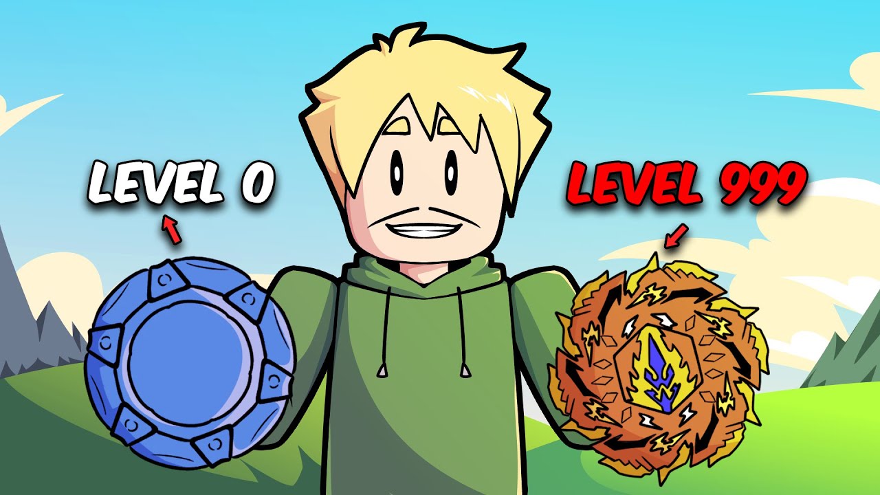 Gw Membuat BEYBLADE Kuat dan Keren LEVEL MAX di Roblox!!!
