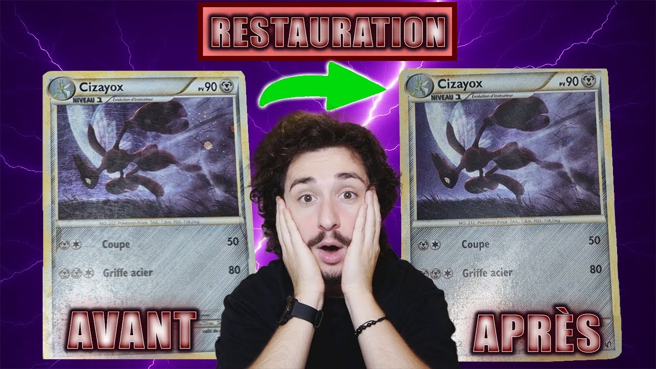 JE GAGNE DE L'ARGENT AVEC LA RESTAURATION DE CARTES POKÉMON !