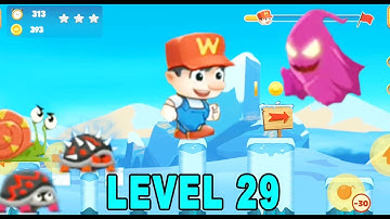 Super Bino Go Jump and Run  Game Start  Level 29 | (Android,ios free games) | Gameplay Walkthrough