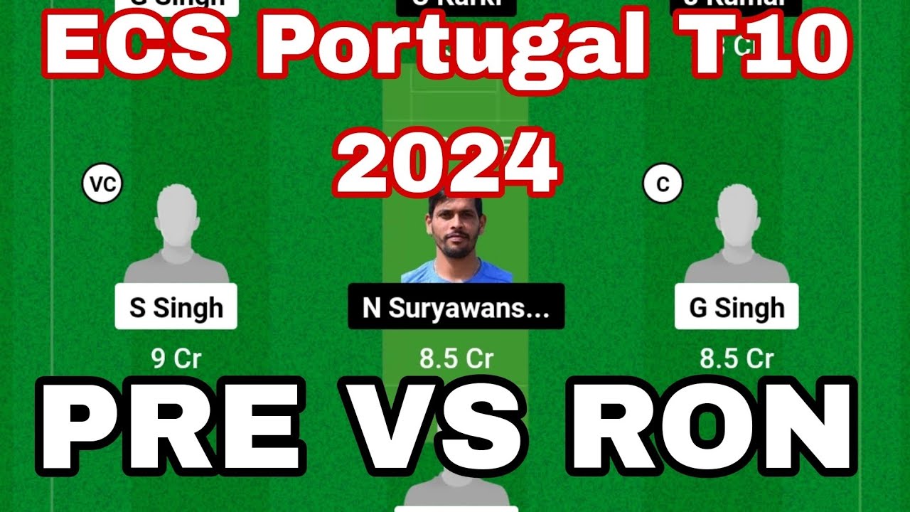 PRE VS RON ECS PORTUGAL T10 2024 pre vs ron ecs portugal t10 2024🏏🏏🏏