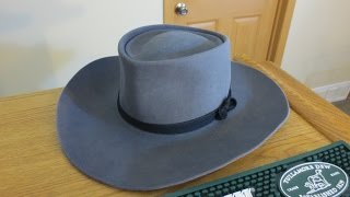 Restoring/Reblocking a used beaver felt cowboy hat into a Roy Rogers clone