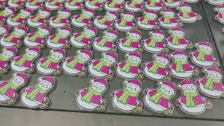 Visual Printers: Cartoon Snowmen on Acrylic – Auto-Locate, 6/8-Color Mix, Eco-friendly & Durable​