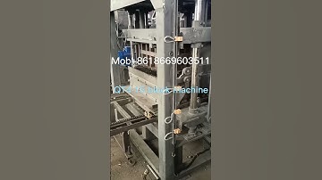 QT4-15 Fully automatic hollow concrete construction block making machine