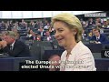 Parliament elects Ursula von der Leyen as head of European Commission
