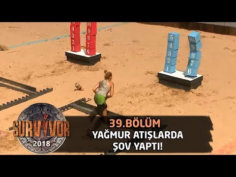 Yağmur atışlarda şov yaptı... | 39.Bölüm | Survivor 2018