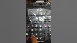 Cara menghitung pake kalkulator Casio hr100rc