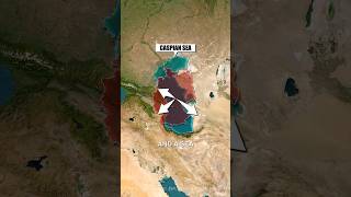 Caspian Sea: The giant lake that fooled everyone 🌊 #geography #facts #shorts