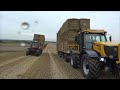 Loading bales and racing the Massey