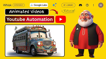 How to Generate Ai Animated Videos ? Youtube Automation | Cartoon Animation | Google Whisk Ai
