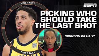 WHO'S MORE CLUTCH: Jalen Brunson or Tyrese Haliburton? 👀 Stephen A. CONCEDES | First Take