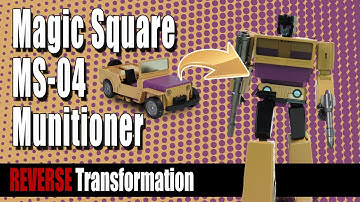 Reverse Transformation: Magic Square MS-04 Munitioner [Swindle]: Rock FX Review