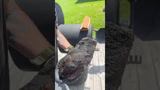 Time to wrap that brisket. Boathouse Smokers 120 gallon Texas Traditional