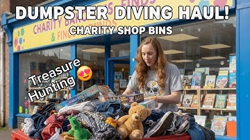 This was ALL Going to LANDFILL:Charity Dumpster Diving RESCUE Mission & HAUL 💰 #recycling #treasure