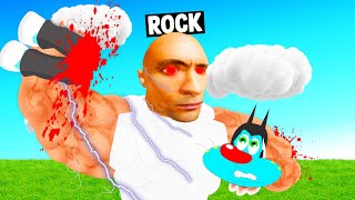 Download lagu Oggy Plays Do NOT make THE ROCK ANGRY😂😱=💀 (Roblox ft.Oggy)