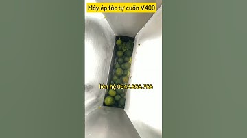 MÁY ÉP NƯỚC CỐT CHANH TẮC TỰ CUỐN V400 - ÉP SIÊU NHANH - KHÔNG ĐẮNG NƯỚC