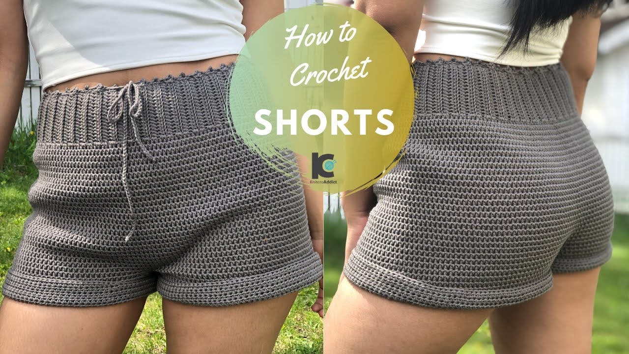 How to Crochet Shorts  Beginner friendly crochet shorts ( FREE