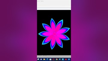 Amazing Flower design Using Python Turtle 🐢 watch it 😍 #python #shortsfeed #turtle #viral #coding