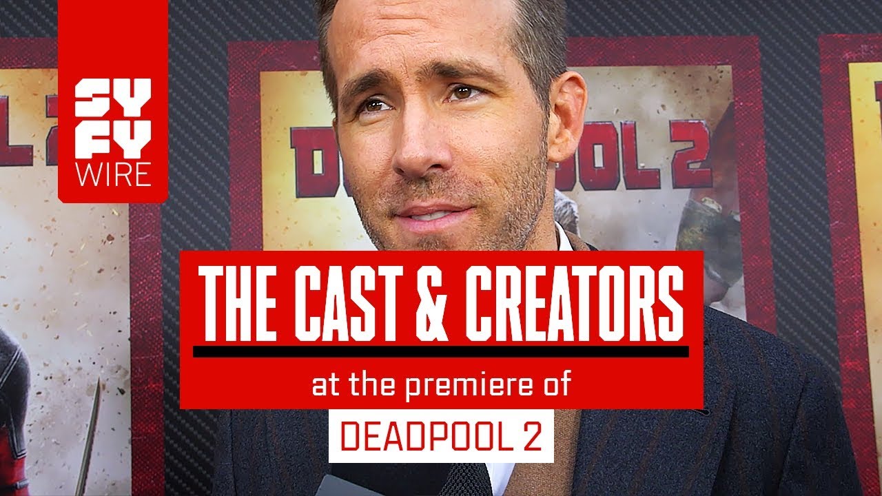 Deadpool 2 Red Carpet Premiere Ryan Reynolds Terry Crews Brianna Hildebrand More Syfy Wire