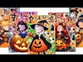[Paper DIY] ディズニープリンセス Disney Princess Elsa Anna Halloween - Decorate with sticker book #asmr #エルサ
