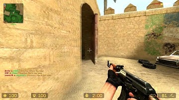 CS:S AK47 Gameplay On dust_2