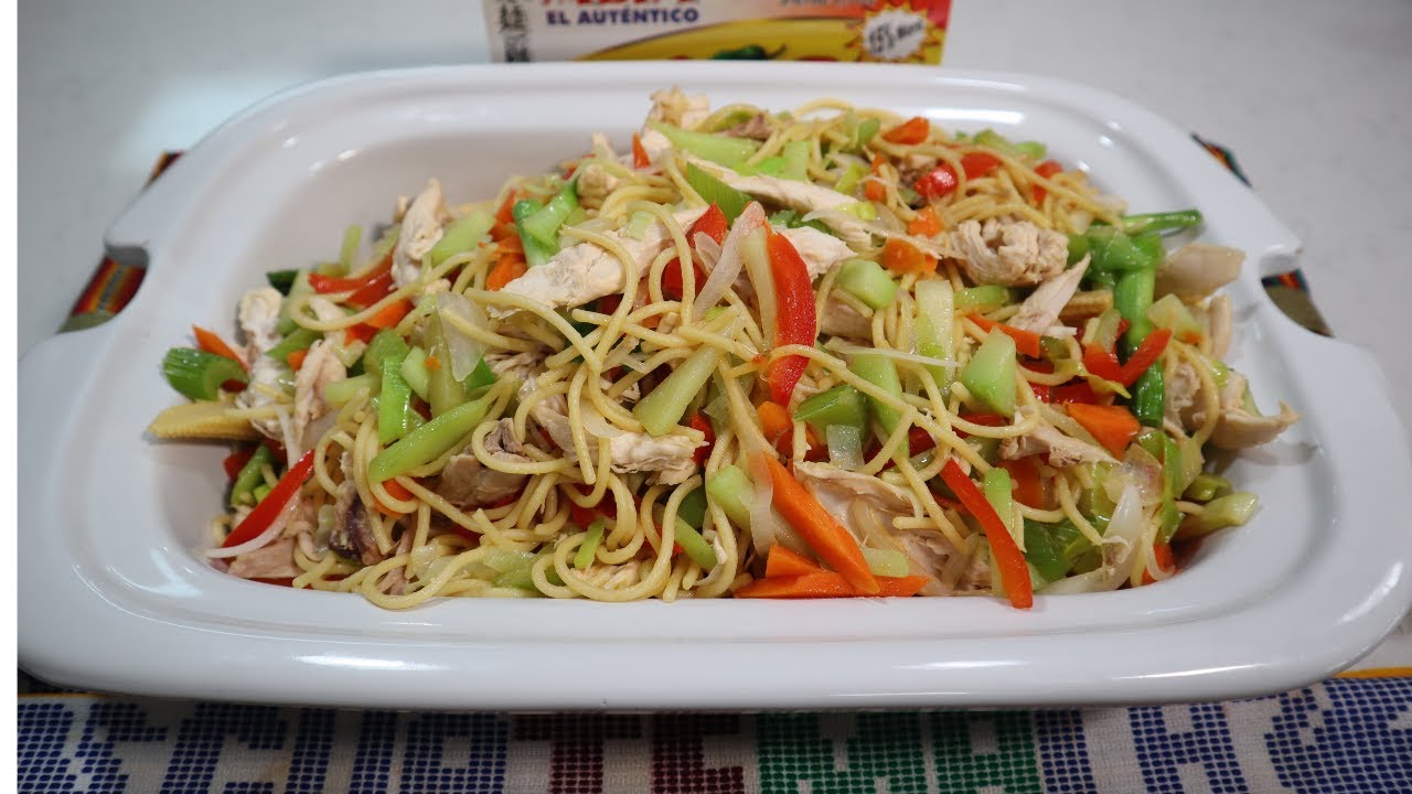 RECETA CHAO MEIN, guatemalteco. - YouTube