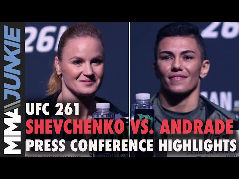 Valentina Shevchenko vs. Jessica Andrade press conference highlights | UFC 261