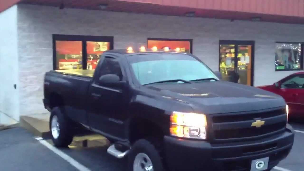 2012 Chevrolet silverado 1500 cab lights - YouTube