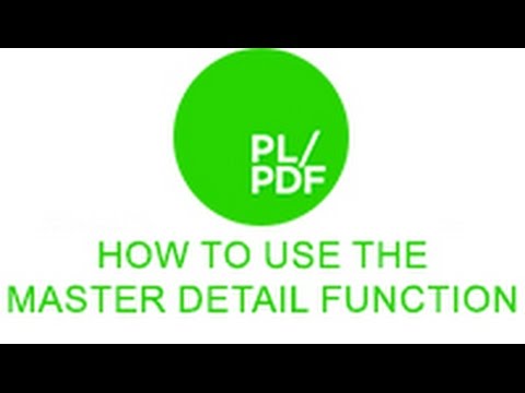 How to create master-detail PDF reports with PL/PDF