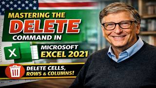Excel Delete Command Explained | Delete Cells, Rows & Columns in Excel 2021 (Beginner Guide)