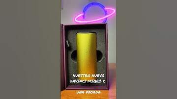 UNBOXING DAVINCI MIQRO C AGRADECER A @Medvapeshop QUE LO HACE POSIBLE #DAVINCIVAPORIZER