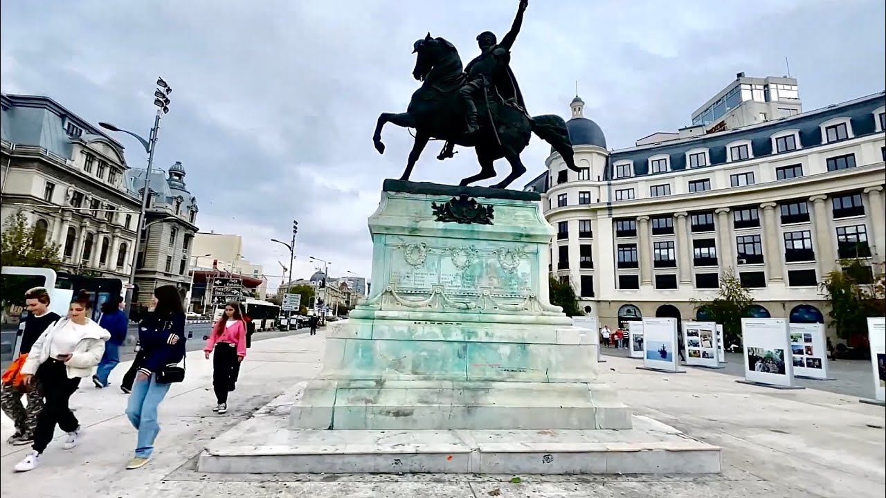EXPLORING BUCHAREST CITY🇹🇩 NOVEMBER 2022 WALKING TOUR ️🌬 - YouTube