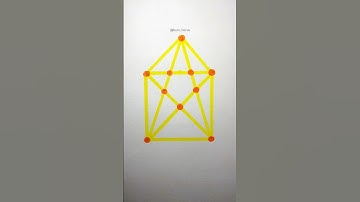 Vẽ đường nối các điểm bằng 1 nét #drawing #iqtest #quiz #games #line #foryou #shorts