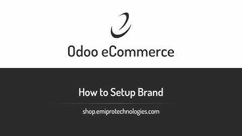 Odoo V11 : How to Setup Brand in Odoo eCommerce Theme Clarico