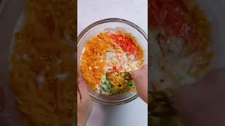 Kid-Requested Cheesy Savory Veg Pancakes