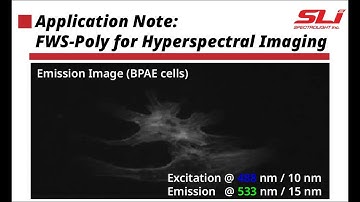 Application Note: Flexible Wavelength Selector (FWS) Poly for Hyperspectral Imaging