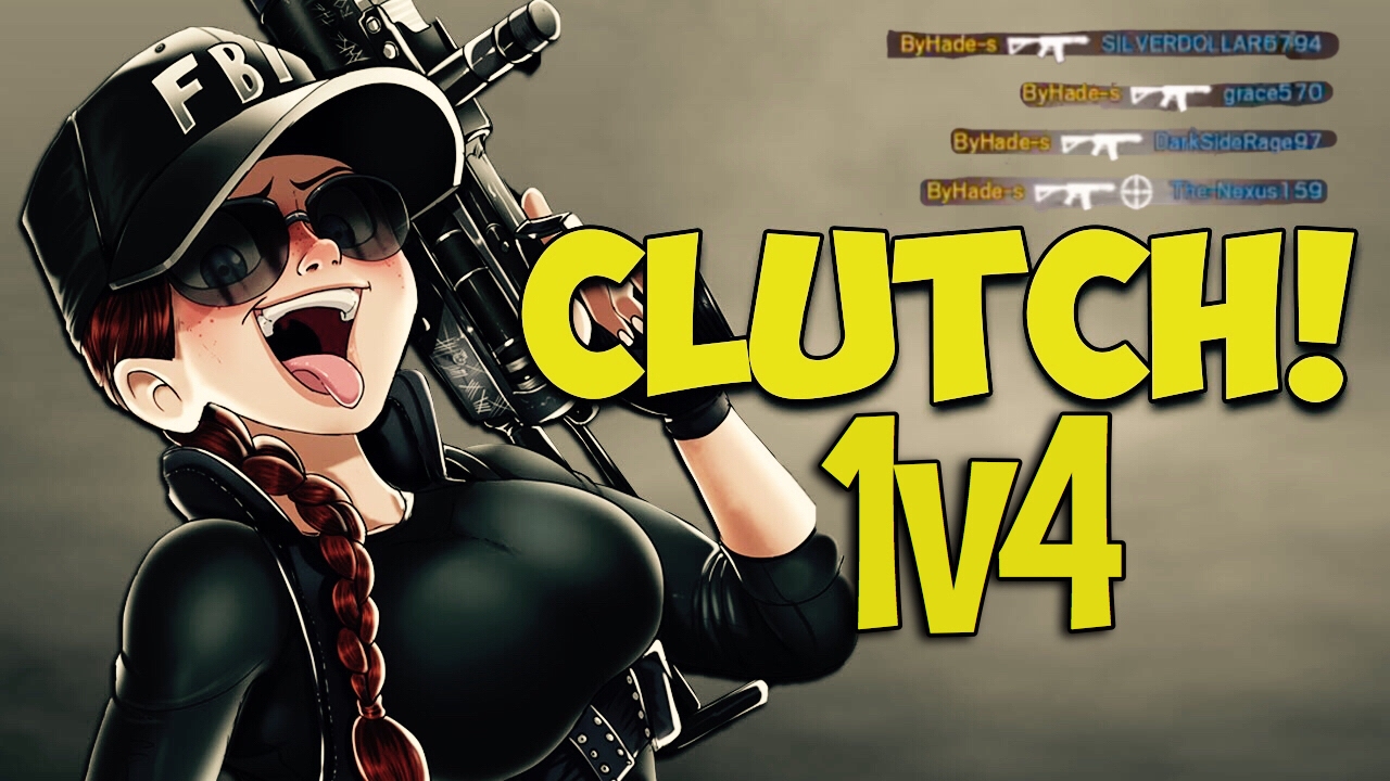 CLUTCH + ACE 1v4 w/ASH - Rainbow Six Siege - YouTube