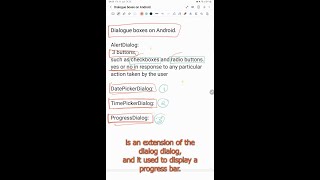 Android Dialog Boxes Explained