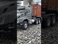 Can This Tiny RC Volvo Pull a Massive Load? 🚛#shorts