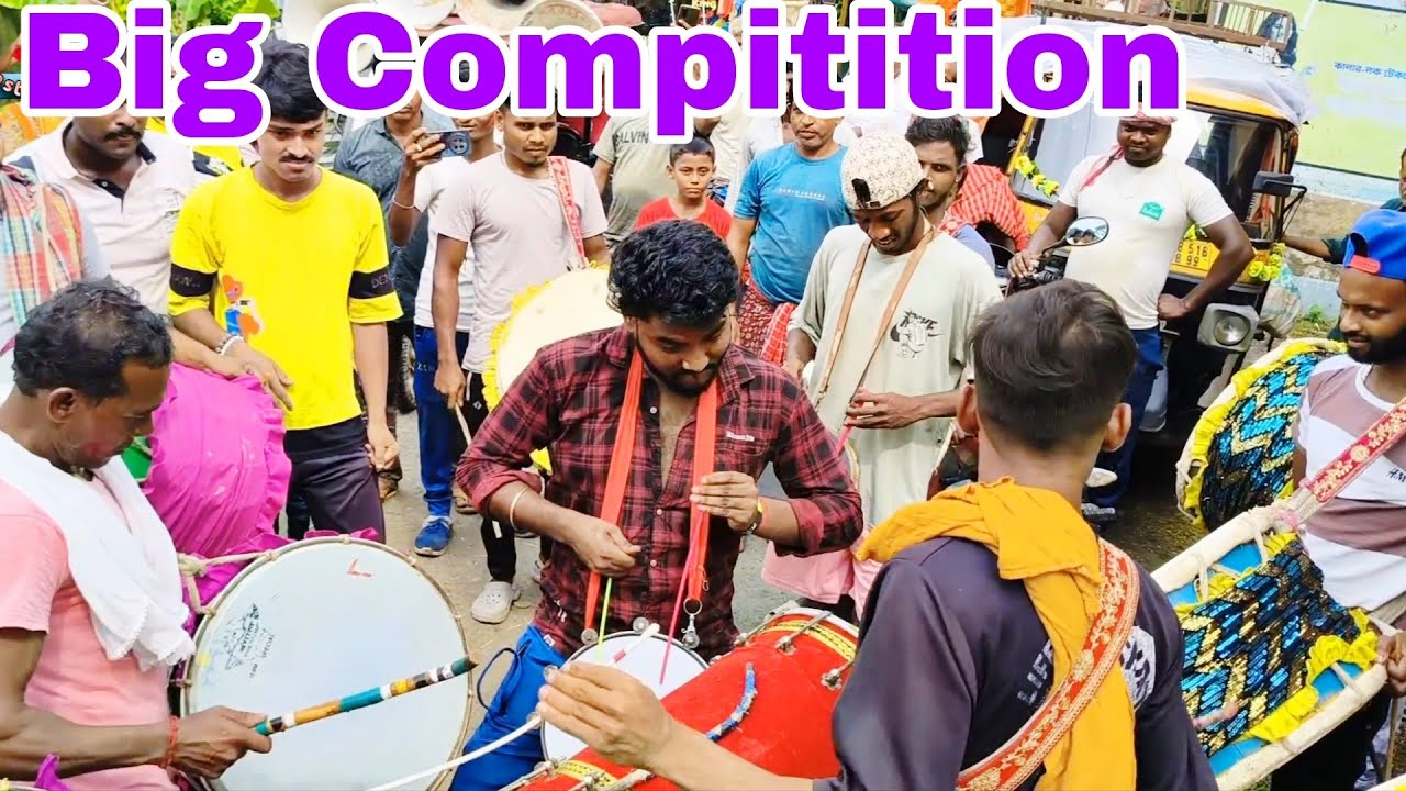 Big Competition 2 Tasha Party | Dhol Tasha Special 2025 | Powerfull Bajna | Live Competition